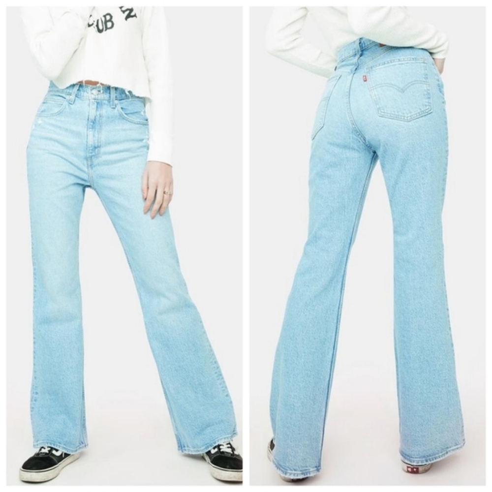 Levi's 70s High Rise Flare Jeans Marin Babe - Picture 3 of 10